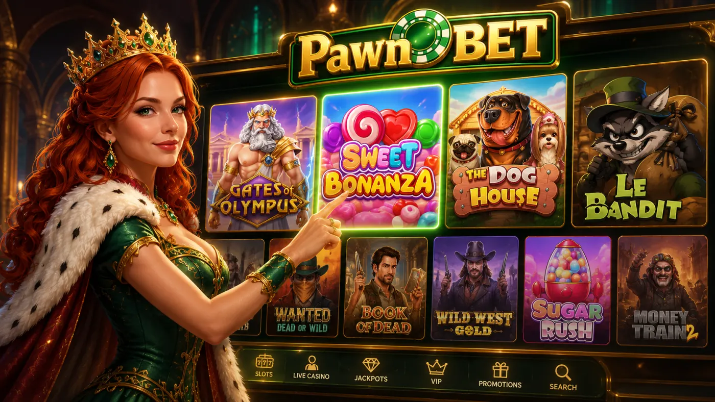 A PawnBet Kaszinó Lobbija