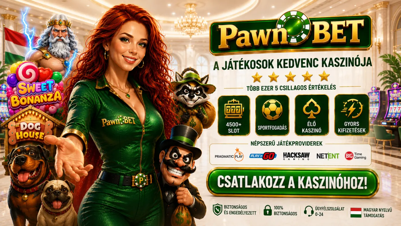PawnBet Kaszinó — csatlakozz most és szerezd meg az üdvözlő bónuszt